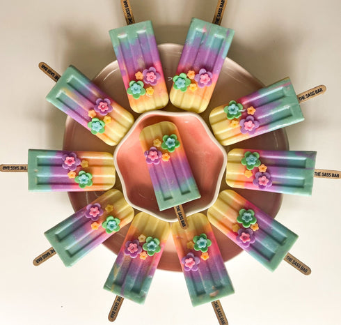 The Sass Bar Flower Dreamin’ Popsicle Soap